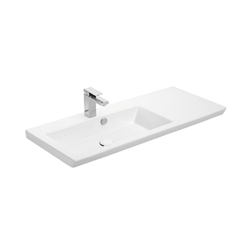 Изображение товара Раковина Dreja Isik 100 4100-KL 100 см белая керамическая