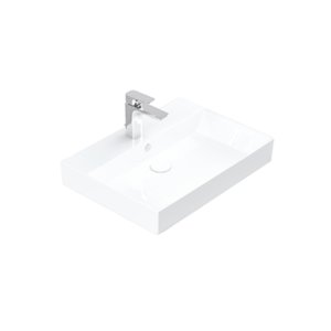 Изображение товара Раковина Dreja Stance 60 17060-KL белая для ванной классическая и угловая установка