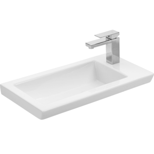 Изображение товара Раковина Dreja Isik 60 4060-KL белый керамика 60 см прямоугольная