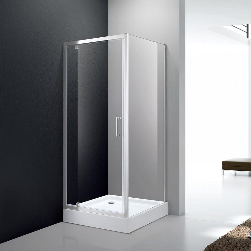 Изображение товара Душевой уголок Cezares MOLVENO-A-1-90-C-Cr-IV, 90x90 см, стекло прозрачное