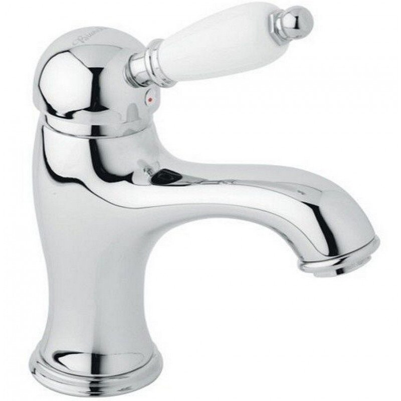 Изображение товара Смеситель Cezares ELITE-LSM1-01-Bi для раковины, хром, ручка белая