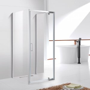 Изображение товара Душевой уголок Cezares MOLVENO-BA2-80/90-C-Cr-IV, 80 х 90 см, стекло прозрачное, профиль хром