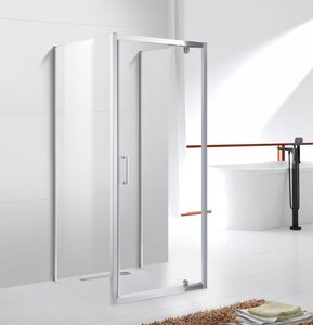 Изображение товара Душевой уголок Cezares MOLVENO-BA2-90/80-C-Cr-IV, 90 х 80 см, стекло прозрачное, профиль хром