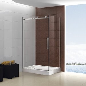 Изображение товара Душевой уголок Cezares STYLUS-O-M-AH-1-160/90-C-Cr, 160 х 90 см, стекло прозрачное, профиль хром