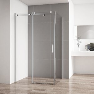Изображение товара Душевой уголок Cezares STYLUS-SOFT-AH-1-130/100-C-Cr, 130 х 100 см, стекло прозрачное, профиль хром