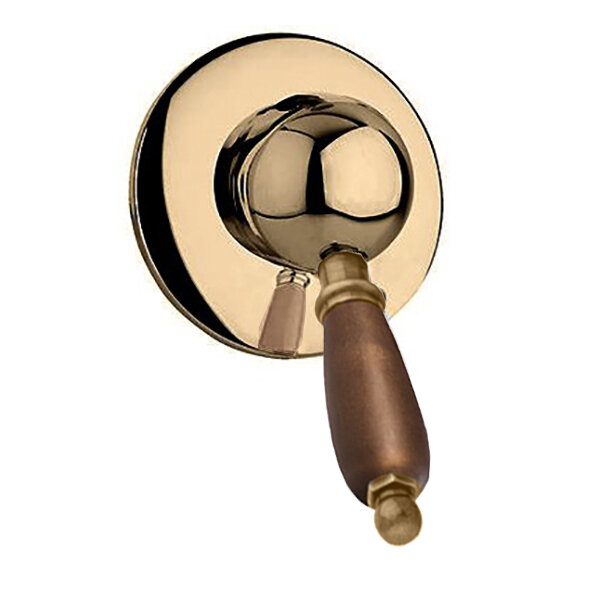 Изображение товара Смеситель Cezares ELITE-DIM-02-Nc для душа, бронза, ручка орех