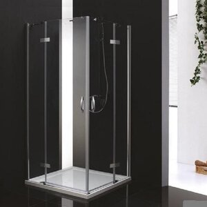 Изображение товара Душевой уголок Cezares BERGAMO-W-A-2-100-C-Cr, 100 x 100 см, стекло прозрачное, профиль хром