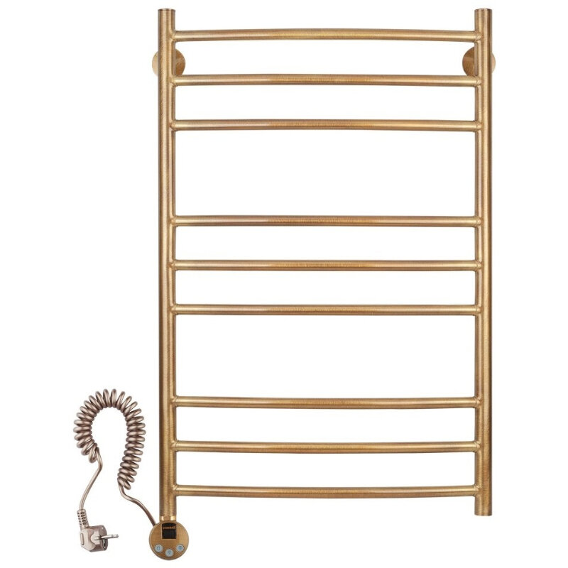 Изображение товара Полотенцесушитель электрический Secado Милан 3 4603777478308/4603777478926, ширина 50 см, высота 80 см, ТЭН слева/справа, цвет бронза