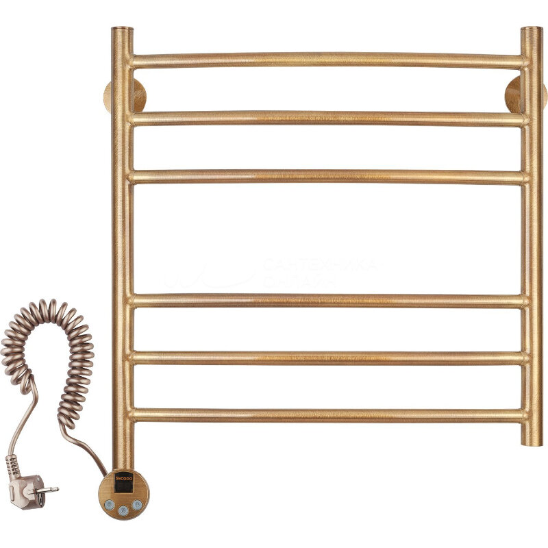 Изображение товара Полотенцесушитель электрический Secado Милан 3, 60x60 см, бронза