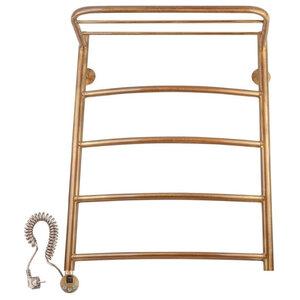 Изображение товара Полотенцесушитель электрический Secado Милан 4 4603777469832/4603777469894, ширина 50 см, высота 60 см, ТЭН слева/справа, с полкой, цвет бронза