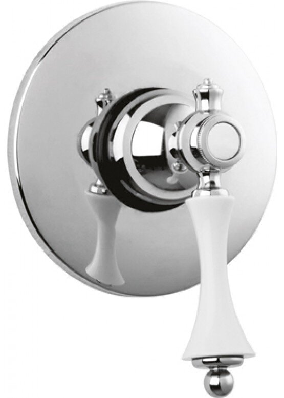 Изображение товара Смеситель для душа Cezares Margot MARGOT-DIM-01-Bi хром/белый встроенный