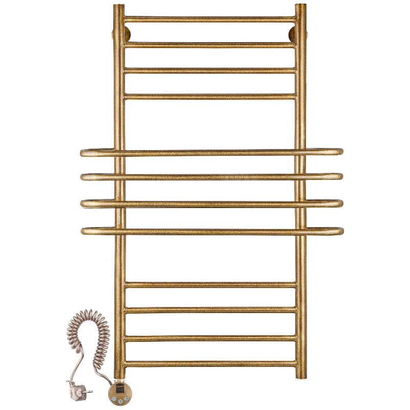 Изображение товара Полотенцесушитель электрический Secado Палермо 4603777470418/4603777470425, ширина 50 см, высота 120 см, ТЭН слева/справа, цвет бронза