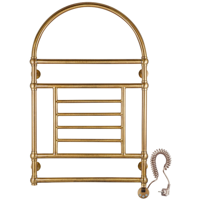 Изображение товара Полотенцесушитель электрический Secado Рим 4603777478360/4603777478988, ширина 60 см, высота 100 см, ТЭН слева/справа, цвет бронза