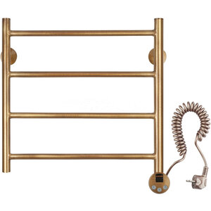 Изображение товара Полотенцесушитель электрический Secado Триада 1 4603777460914/4603777460921, ширина 40 см, высота 50 см, ТЭН слева/справа, цвет бронза