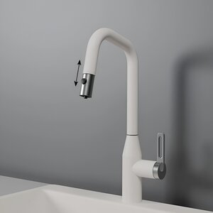 Изображение товара Смеситель для кухонной мойки Granula GR-8171 арктик, с подключением к фильтру