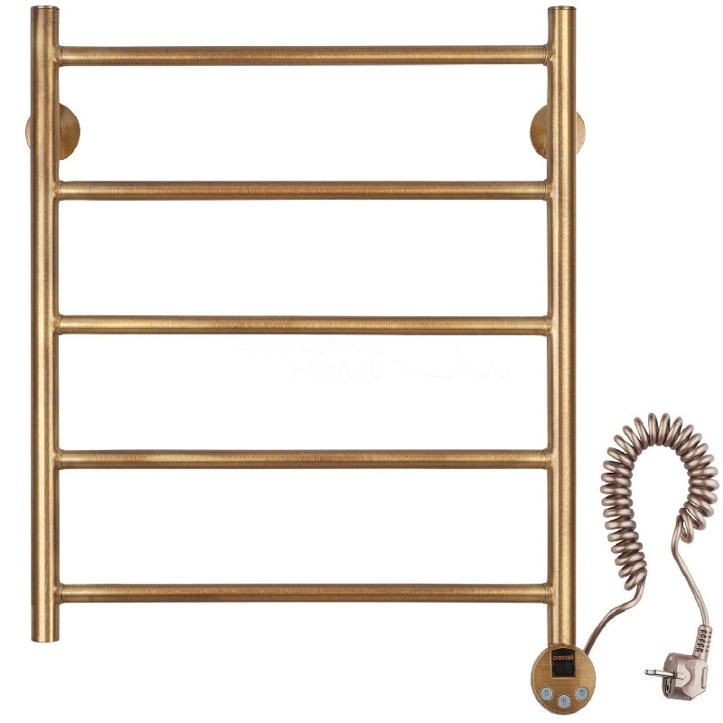 Изображение товара Полотенцесушитель электрический Secado Триада 1 в бронзовом цвете