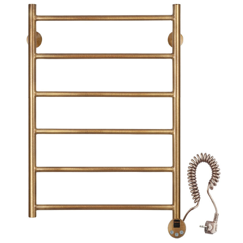 Изображение товара Электрический полотенцесушитель Secado Триада 1 ширина 50 см высота 80 см бронза