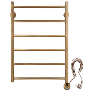 Изображение товара Полотенцесушитель электрический Secado Триада 1 4603777478445/4603777479060, ширина 50 см, высота 80 см, ТЭН слева/справа, цвет бронза