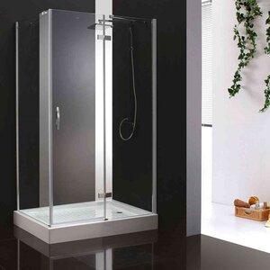Изображение товара Душевой уголок Cezares BERGAMO-W-AH-1-120/90-C-Cr-L/BERGAMO-W-AH-1-120/90-C-Cr-R, 120 х 90 см, дверь слева/справа, стекло прозрачное, профиль хром
