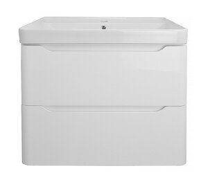 Изображение товара Тумба с раковиной Azario Lotos CS00083929, 60 см, подвесная, белая