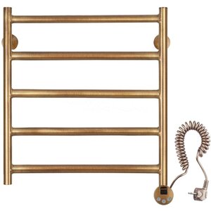 Изображение товара Полотенцесушитель электрический Secado Триада 1 плюс 4603777478483/4603777479107, ширина 50 см, высота 60 см, ТЭН слева/справа, цвет бронза