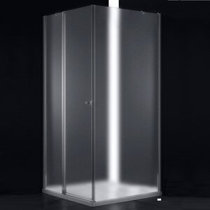 Изображение товара Душевой уголок Cezares ELENA-W-A-12-90-P-Cr-L, 90 x 90 см, ориентация дверей слева, стекло рифленое, профиль хром