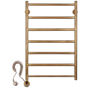 Изображение товара Полотенцесушитель электрический Secado Триада 1 плюс 4603777478506/4603777479121, ширина 50 см, высота 80 см, ТЭН слева/справа, цвет бронза