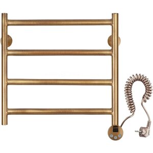 Изображение товара Полотенцесушитель электрический Secado Триада 1 плюс 4603777461393/4603777461409, ширина 60 см, высота 50 см, ТЭН слева/справа, цвет бронза