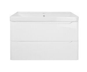 Изображение товара Тумба с раковиной Azario Lotos 80 см подвесная белая