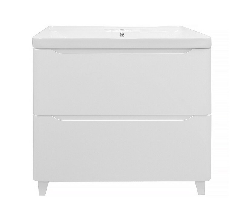 Изображение товара Тумба с раковиной Azario Lotos Н CS00081987, 80 см, напольная, белая