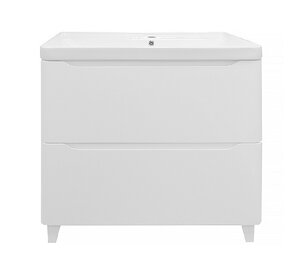 Изображение товара Тумба с раковиной Azario Lotos Н CS00081987, 80 см напольная белая