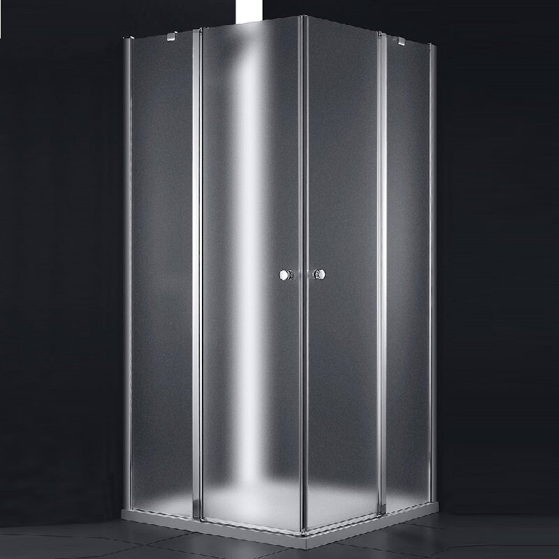 Изображение товара Душевой уголок Cezares ELENA-W-A-22-120-P-Cr 120х120 см рифленое стекло хром профиль