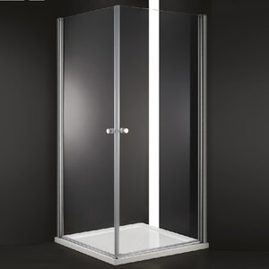 Изображение товара Душевой уголок Cezares ELENA-W-A-2-80-C-Cr, 80x80 см, стекло прозрачное