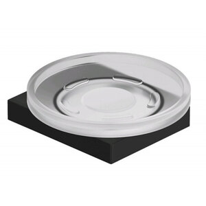 Изображение товара Мыльница Kludi Vela C 3198539, цвет держателя черный матовый