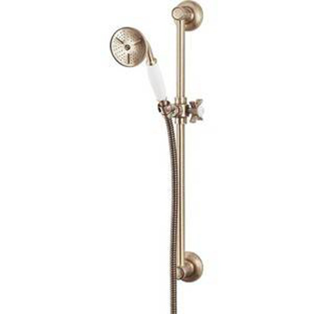 Изображение товара Душевой гарнитур Cezares LORD-SD-02-Bi бронза с ручным душем и штангой
