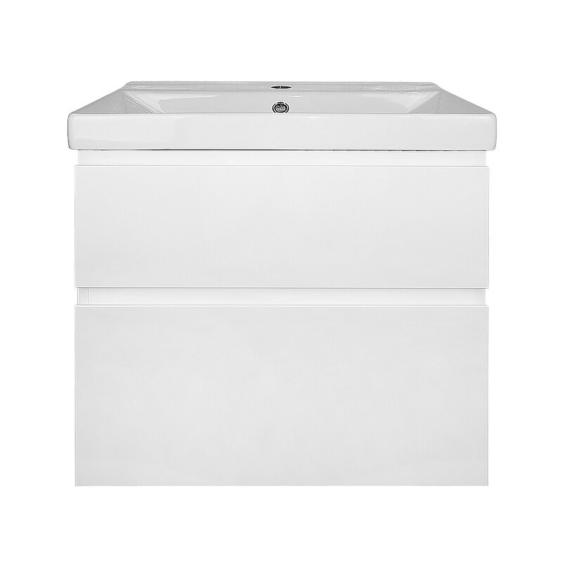 Изображение товара Тумба с раковиной Azario Мила CS00091362, 60 см, подвесная, белая матовая