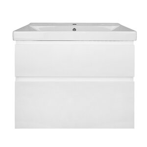 Изображение товара Тумба с раковиной Azario Мила CS00092799 70 см подвесная белая матовая