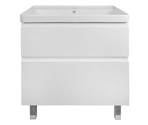 Изображение товара Тумба с раковиной Azario Мила 70 см напольная белая матовая