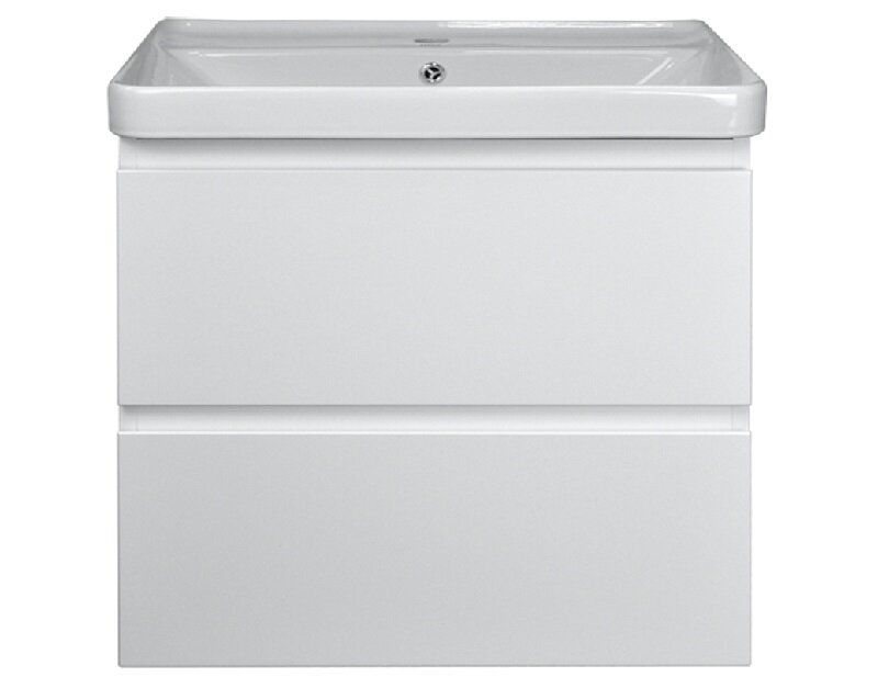 Изображение товара Тумба с раковиной Azario Мила CS00080142, 80 см, подвесная, белая матовая Изображение товара Тумба с раковиной Azario Мила CS00080142, 80 см, подвесная, белая матовая