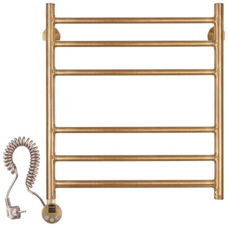 Изображение товара Электрический полотенцесушитель Secado Триада 3 широкая латунь