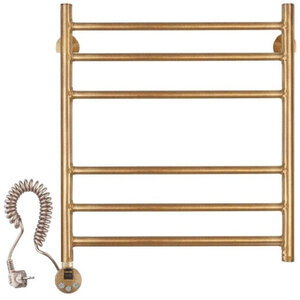 Изображение товара Полотенцесушитель электрический Secado Триада 3 4603777468972/4603777469122, ширина 50 см, высота 60 см, ТЭН слева/справа, цвет бронза