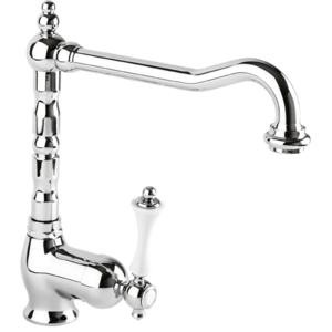 Изображение товара Смеситель Cezares Margot MARGOT-LLM2-01-Bi для мойки, хром/белый