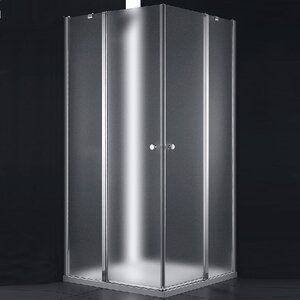 Изображение товара Душевой уголок Cezares ELENA-W-AH-2 100x90 см матовое стекло хром профиль