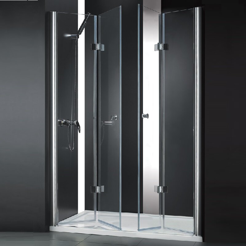 Изображение товара Душевая дверь Cezares ELENA-W-BS-22-200-C-Cr в нишу, 200 см, стекло