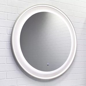 Изображение товара Зеркало Comforty Ереван 60 см с LED-подсветкой, серый шелк