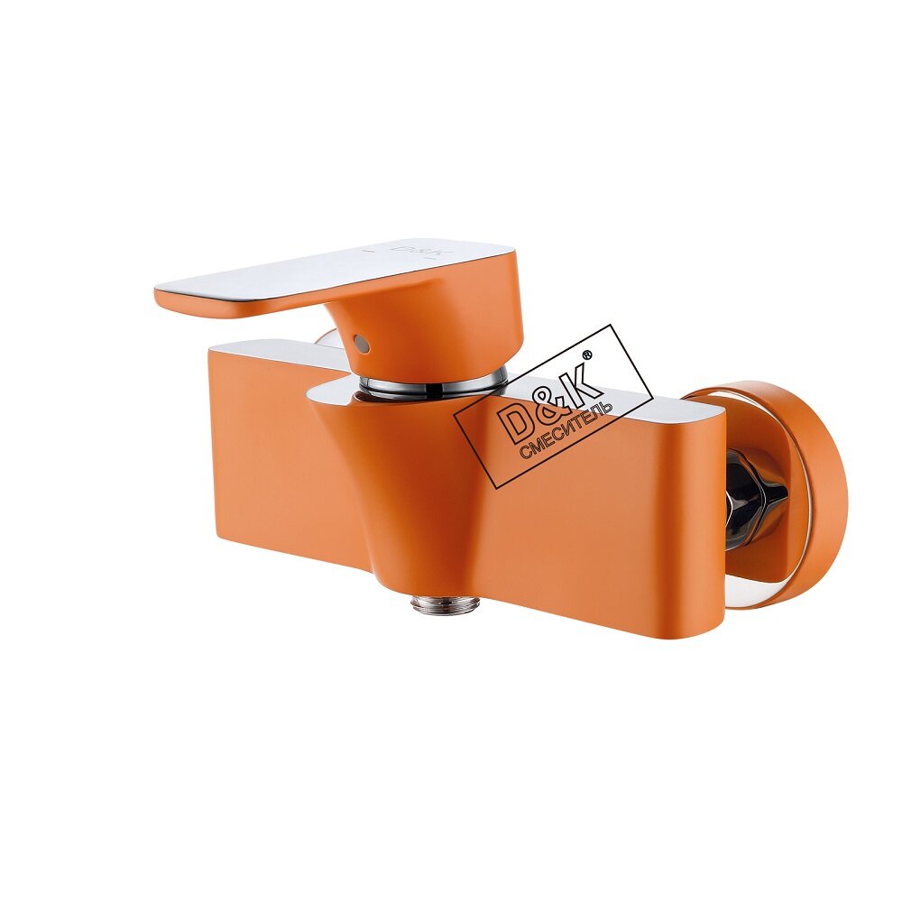 Изображение товара Душевой смеситель D&K Berlin DA1433113 с оранжевым цветом для ванной комнаты