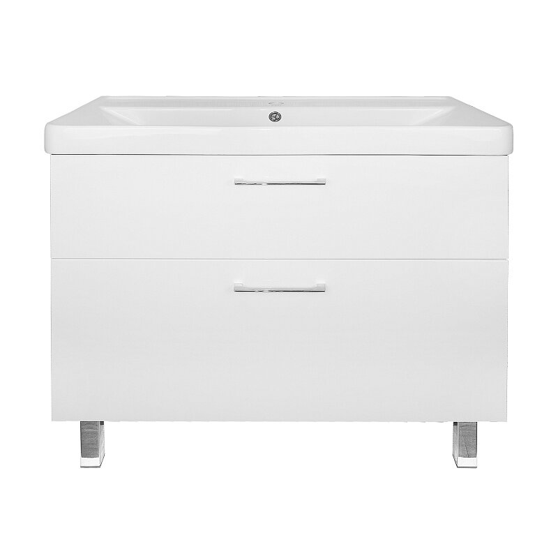 Изображение товара Тумба с раковиной Azario Ника Н CS00089956, 90 см, белая