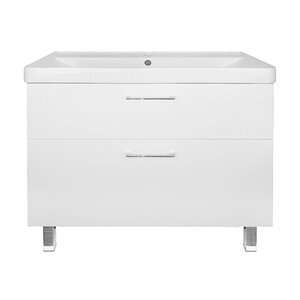 Изображение товара Тумба с раковиной Azario Ника Н CS00089956, 90 см, белая