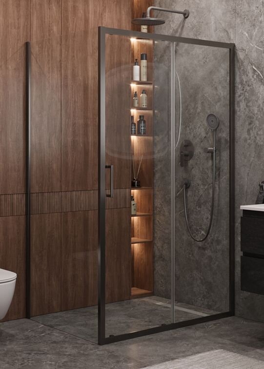 Изображение товара Душевой уголок Cezares Molveno-AH-11-120/90-C-GM-IV 120x90 см раздвижной стекло