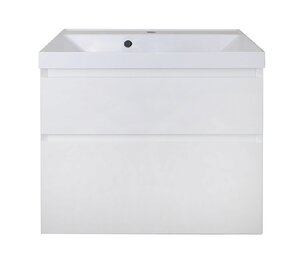 Изображение товара Тумба с раковиной Azario Velluto CS00088602, 70 см, подвесная, белая матовая